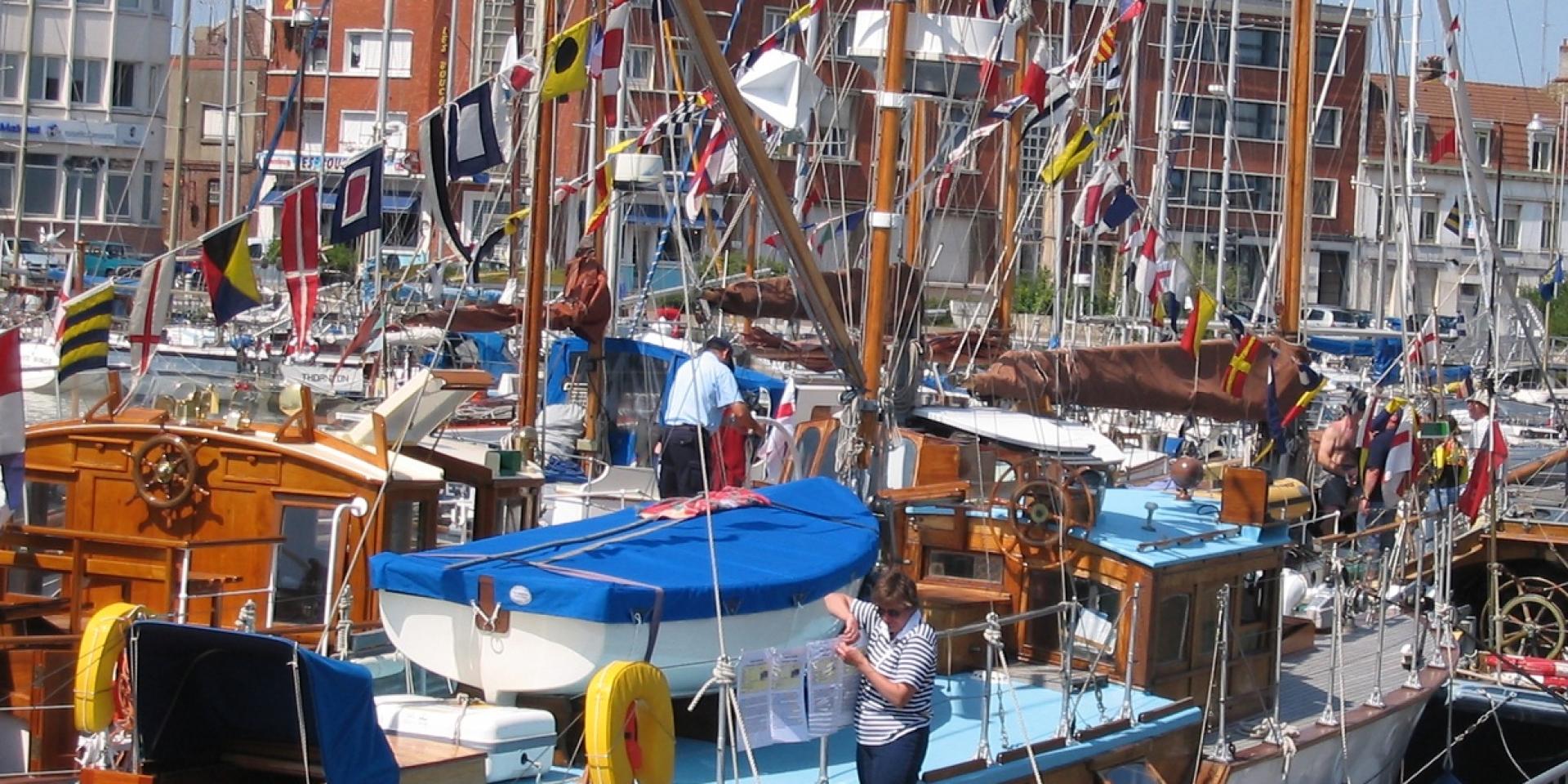Little Ships Docked In Dunkirk